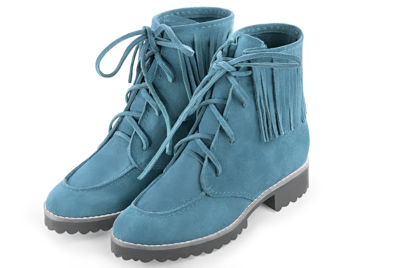 Boots femme bleu on sale